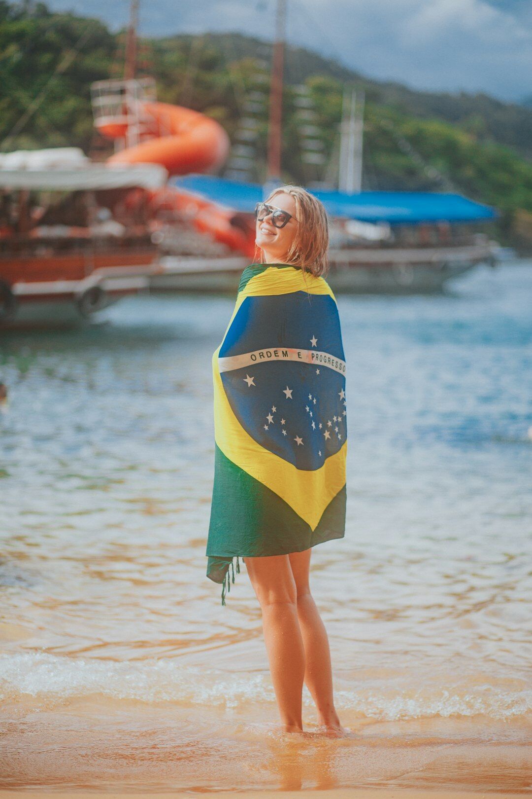 Professional portrait of a young Brazilian woman team member