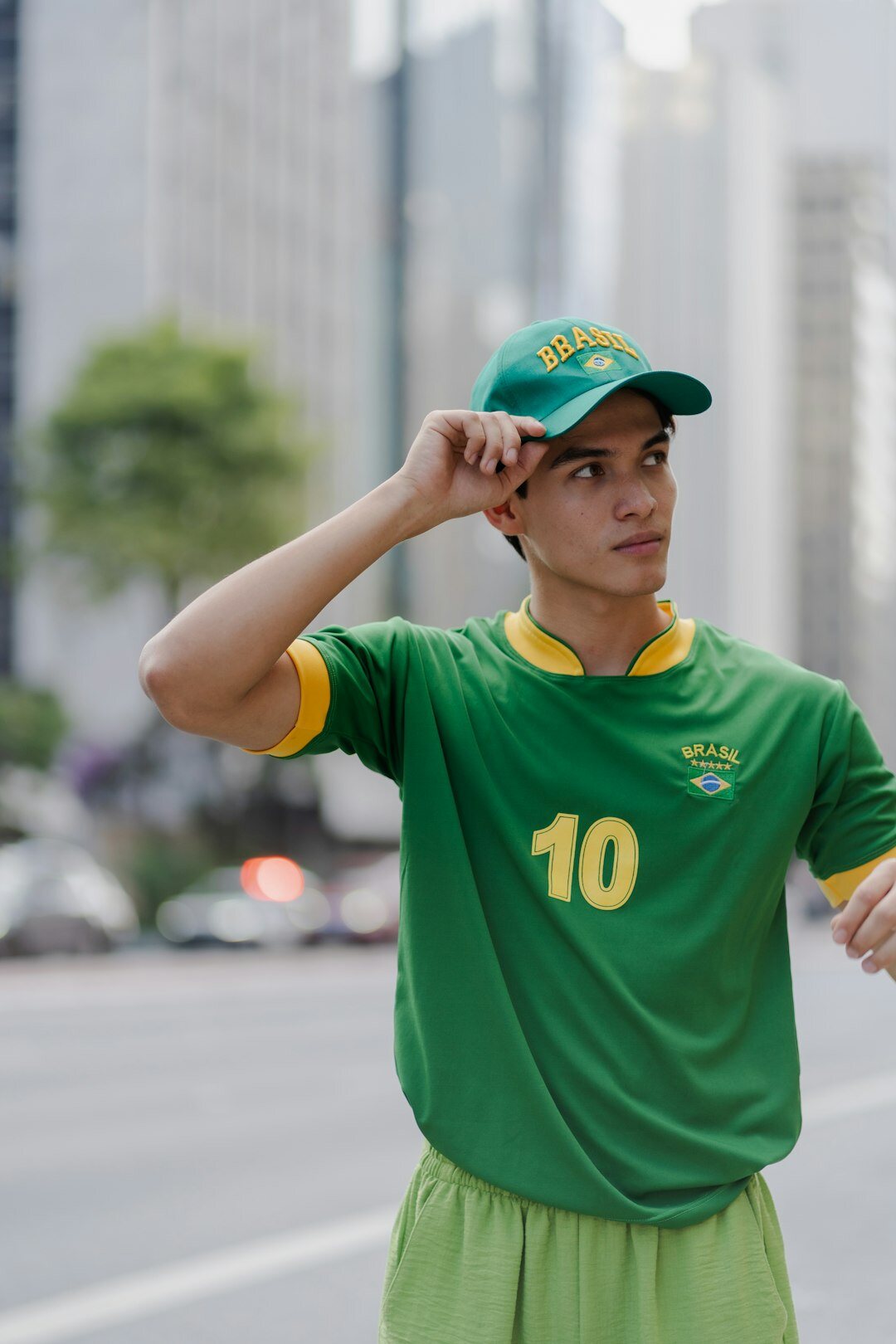 Professional portrait of a young Brazilian man team member