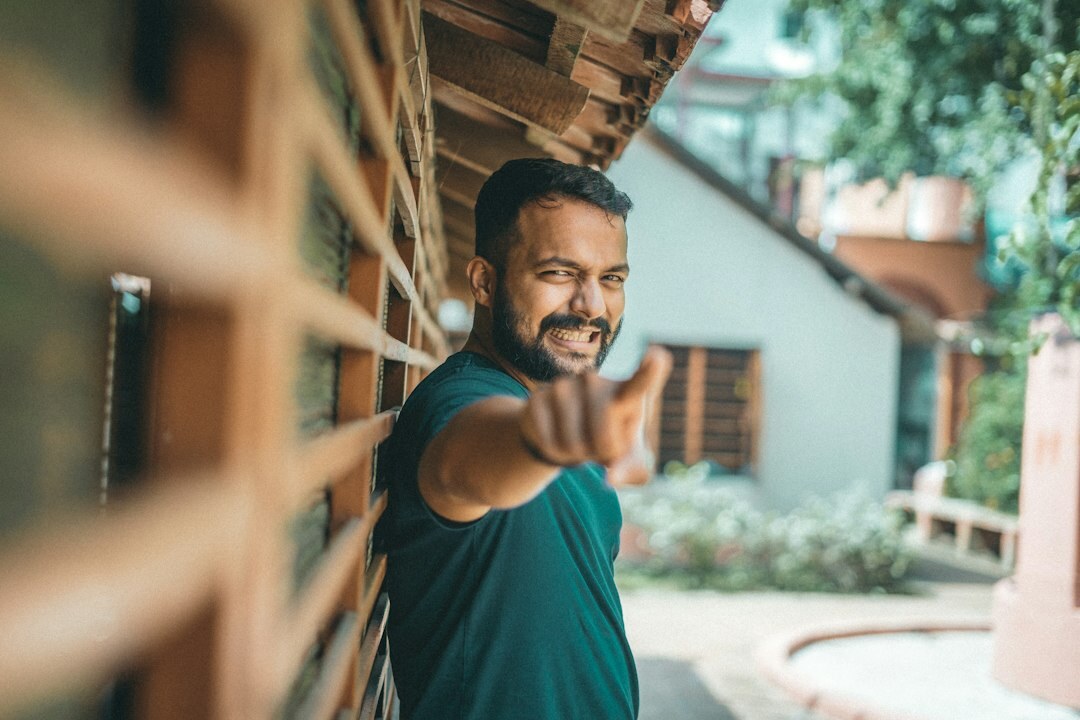 Portrait of a young Brazilian man with a friendly smile