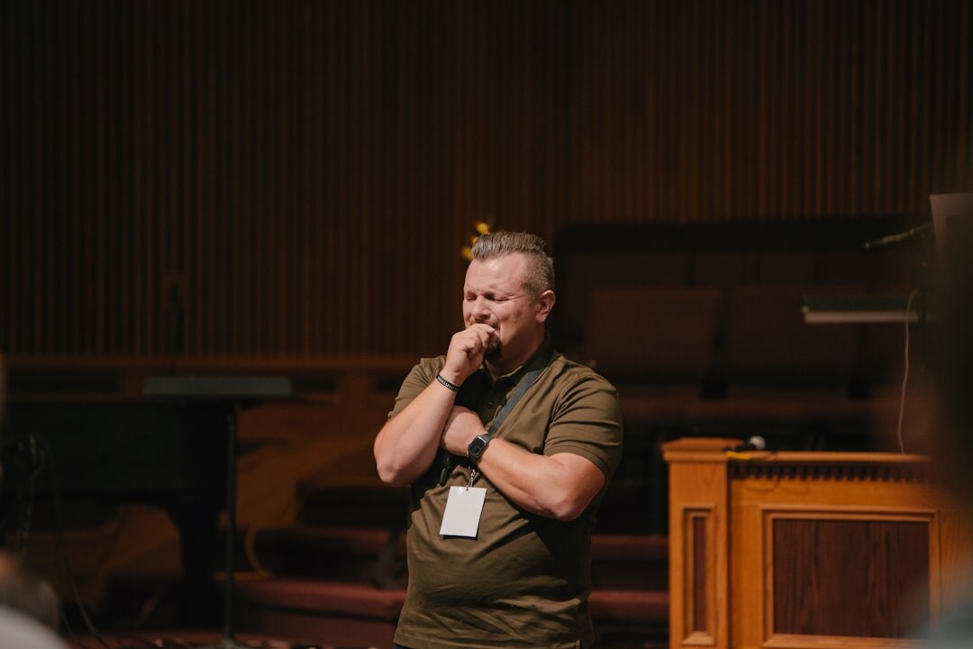 Portrait of a mentor speaking during a small group session